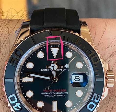 rolex minute hand alignment